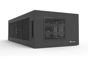 Thermaltake AX100 Pedestal; for use with AX700 Chassis; 560mm Radiator Support; Mounting for up to x8 120mm or 140mm Fans; Support for up to 8X 3.5 or 2.5" Drives; CA-11C-00D1NN-00