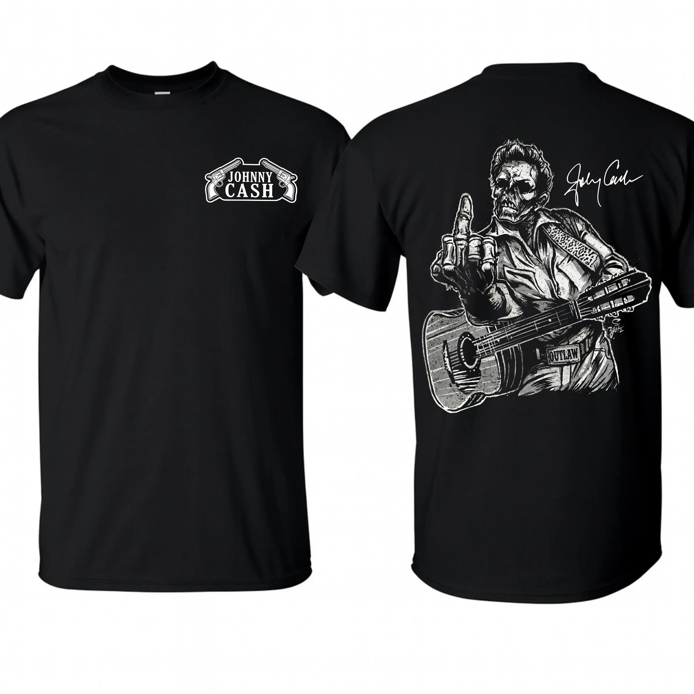 Vintage Outlaw Country Music Singer Shirt, Retro Outlaw 2 sided Tee, 90s Country Music T-Shirt Gift For Him, MADE IN USA