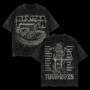 [$$$MANLIFE] Vintage Pantera 2025 European Tour Washed Rock Band Shirt – 90s Records-Inspired Heavy Cotton Tee, Aggressive Groove Metal Energy, Oversized Fit with Washed Texture, Pantera Merch Y2K Streetwear Essential & Heavy Merch Gift for True Rock Fans