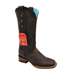 Quincy Women's Rodeo Boot - Chocolate