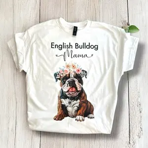 English Bulldog Mama T Shirts