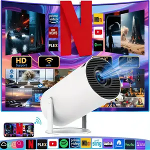 Smart Projector HY300 | Ultra HD Home Theater with Dolby Audio, Wi-Fi & Bluetooth | Perfect Gift for Indoor & Outdoor Use
