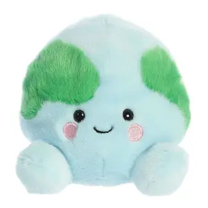 Palm Pals Adorable Eve Earth 5 inch Blue Mini Soft Plush Collectable Stuffed Animal