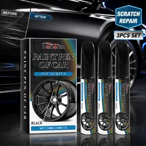 Black Wheel Scratch Repair Pen – Fix Scuffs, Scratches & Paint Chips on Car Rims