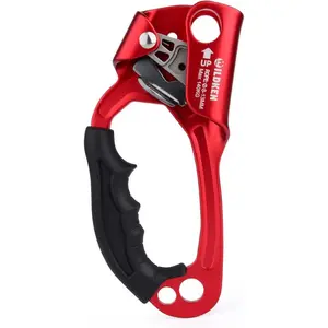 Left & Right Hand Climbing Ascender-Outdoor Mountaineering Tree Arborist Rappelling Equipment For 8-14MM Rope