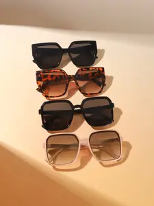 Women's Oval Acrylic Frame Sunglasses with Colored Lenses, Lightweight Durable Fashion Trendy Retro Sun Glasses for Outdoor Activities, Trendy Casual Sunglasses