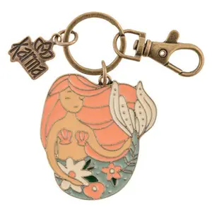 Enamel Mermaid Keychain
