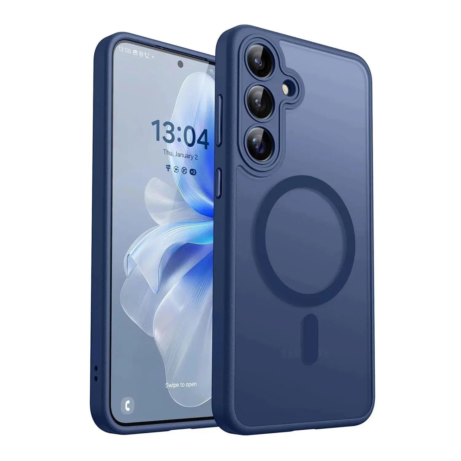 Fin Luxury Matte Translucent Magnetic Wireless Charge Case for Samsung Galaxy A16 A36 A26 A06 A55 A35 A25 A15 A05 5G Magsafe Cover