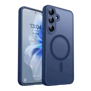 Fin Luxury Matte Translucent Magnetic Wireless Charge Case for Samsung Galaxy A16 A36 A26 A06 A55 A35 A25 A15 A05 5G Magsafe Cover