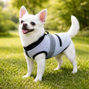 Pet Cooling Vest with Ice Bag, Summer Cooling Cat Dog Tank Top, Breathable Reflective Puppy Clothes, New Cross-Border Anti-Heat Gear