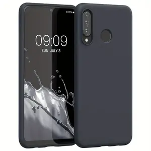 Mobile Phone Case For Huawei P30 Lite, Slim Shockproof Flexible Black Matt Soft Silicone Protective Phone Case Cover Shockproof Protector