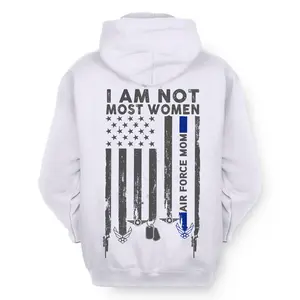 Proud Air Force Mom Hoodie, Military Mom Sweatshirt, I Am Not Most Women Graphic Hoodie, Gift for Air Force Mother