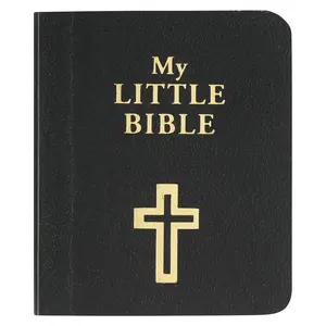 My Little Bible 2” Standard Edition - Selections of Key Verses From Every Book, Tiny Palm-size OT NT Scripture for Ministry Outreach, Classic 1769 KJV Text, 2" x 2.5”, Black