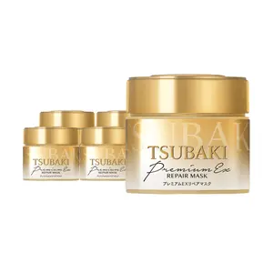 FineToday Tsubaki 0 Second Hair Mask Gold Repair Conditioner 180g x 5 for Damaged Hair