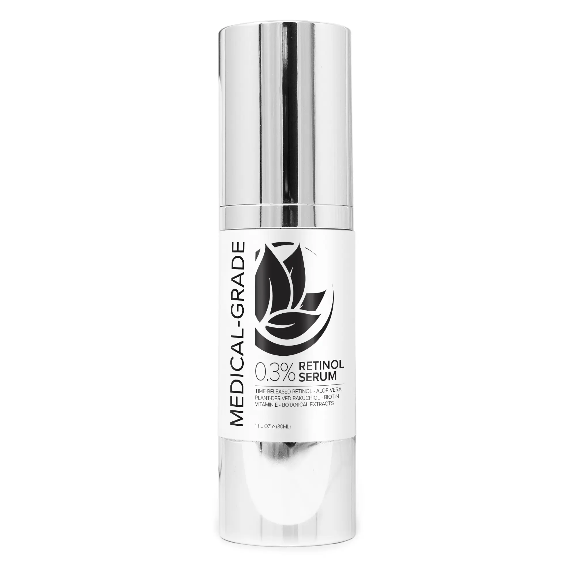 Microderm GLO - Age Defying 0.3% Retinol Serum, Anti-Aging Dark Spot Remover for Face, Fine Lines & Wrinkle Pore Minimizer, with Vitamin E & Natural Botanicals, 1 Oz Bottle Gentle Lightweight Skincare