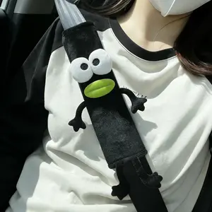 Fun Matchstick Doll Style Car Seat Belt Shoulder Cover, Prevents Skin Friction, Reduces Body Tightness, Protects Clothes From Wear