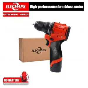 Compatible With 18V Batteries, Cordless Impact Driver 1/4-inch & 3/8-inch Brushless Drill Features Compact Brushless Motor Essential For Home Improvement Batteries Sold Separately Ideal Gift For Men