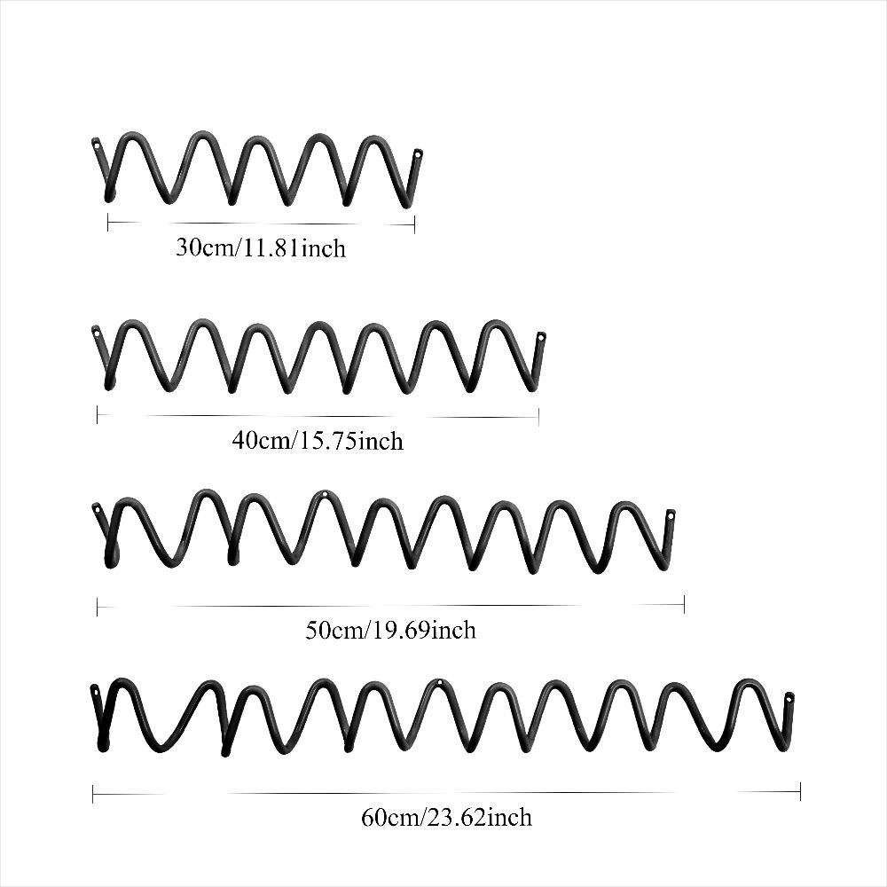 1pc Norse-style 3/4/5/6 Hook Wavy Coat and Scarf Hook | Exquisitely Crafted, Wall-Mounted Metal, Perfectly Combining Storage and Aesthetics, Suitable for Family Organization, Hotel Decoration, Clothing Store Display and Gifts