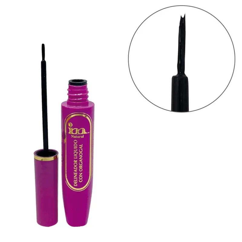 IM Natural Liquid Eyeliner Pen with Organogal, Nourishing Makeup with a Precise Tip for a Natural Look, Cosmetic