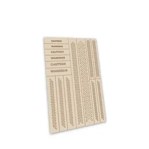 Green Stuff World for Models and Miniatures Self-Adhesive Stencils - Caution Strips 10935