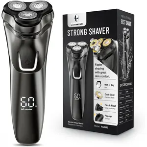 SHPAVVER Electric Shaver for Men, Rechargeable Wet Dry Shaver with Pop Up Trimmer, Waterproof Cordless Portable Razor - Comfort