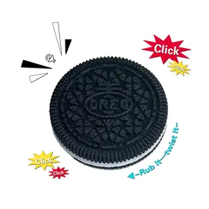 Cute Cookie-Shaped Rotating Ornament OREO, Must-Have Desktop Item, Stress-Relief Spinning Experience, Office Stress Relief, Prank Gadget, High-Quality Gift for Friends, EDC