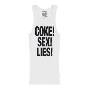 Coke Sex Lies Printed Tank