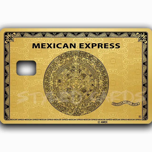 mexican express debit card stickers
