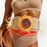 INIA TURBO All-in-One Wearable Body Sculpting Belt, 3-Engine Synergy: 1000+ RPM Vibration, Bipolar EMS, Red/NIR Light & Heat for Core Toning & Waistline Sculpting, Smart Wellness Gift for Women,back to school,back to school haul