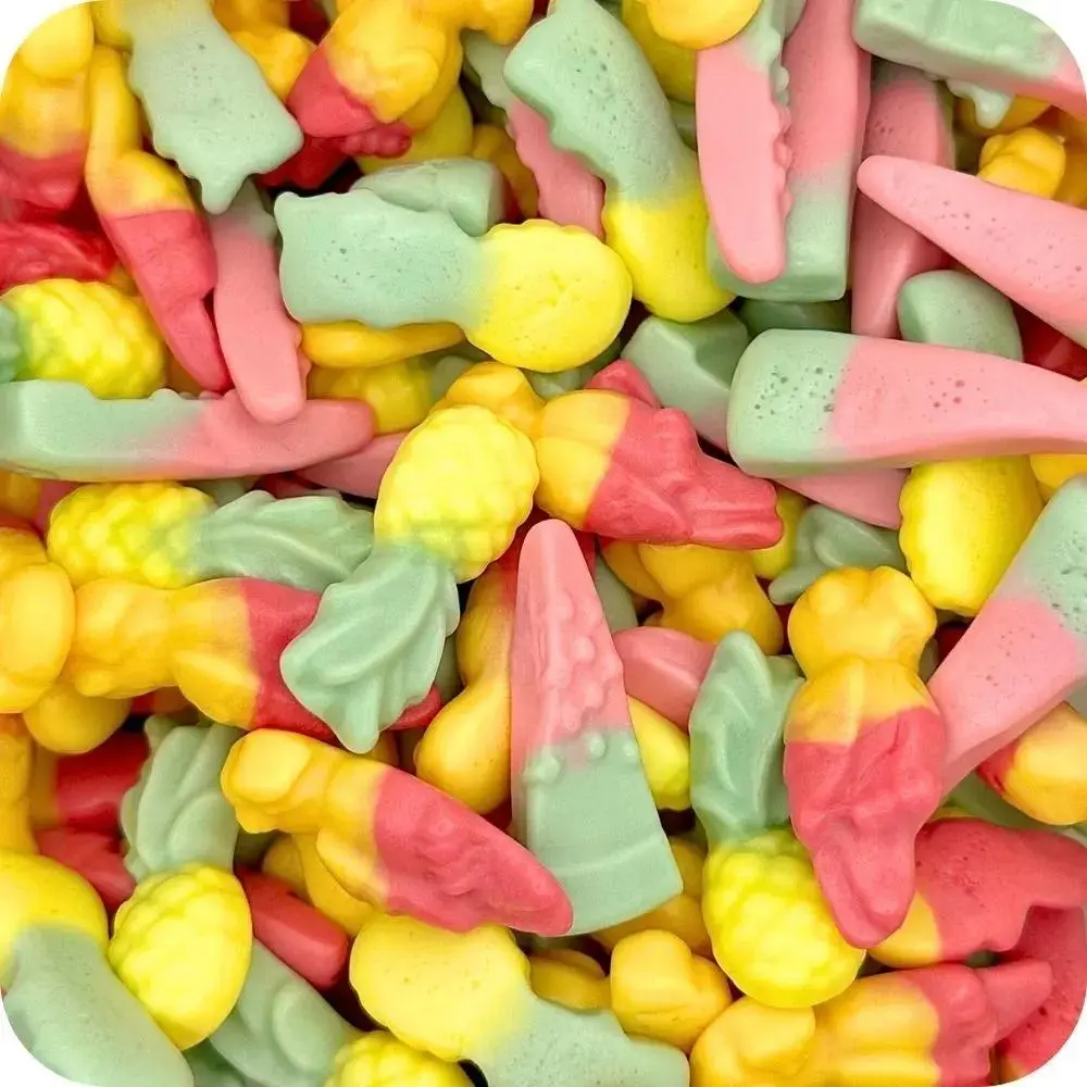 Swizzels UK Squashies Tropical Fruit Soft Candy 2.65 lbs Bulk