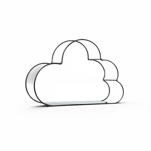 IRON CLOUD WALL FLOATING Shelves Decor Decoration