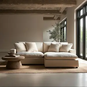 La Casella Simple Mediterranean Farmhouse Modular 3-piece Sofa