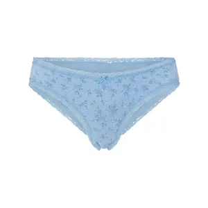 LIGHTWEIGHT COTTON LACE BRIEF | SURF DAINTY FLORAL PRINT