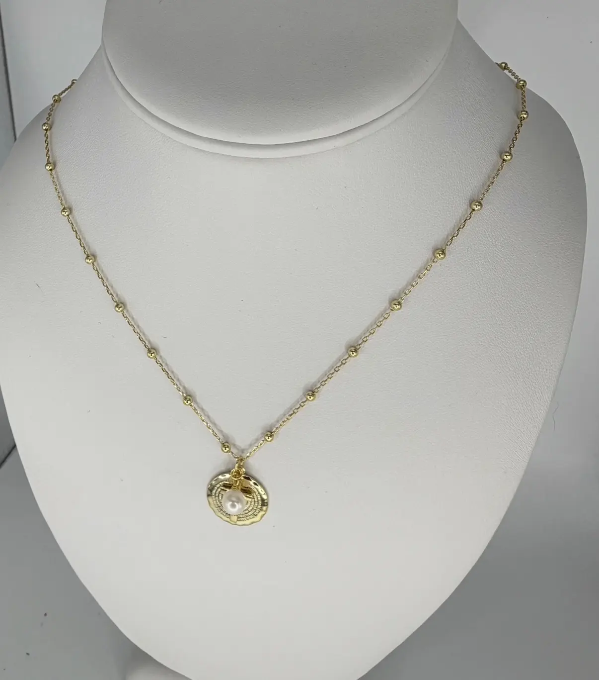 Padre Nuestro Necklace 925 silver Gold  16-18 inch length