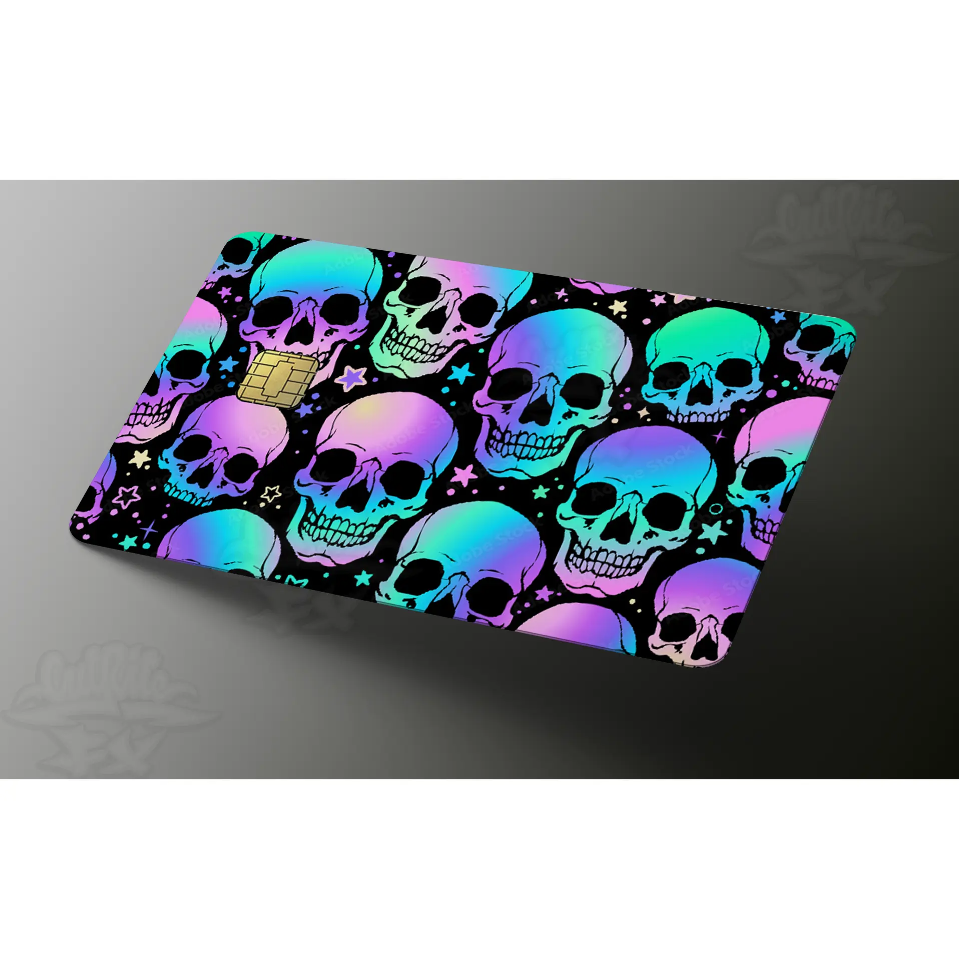 Cosmic Skulls Credit Card Skin Cosmic Skulls Credit Card Skin