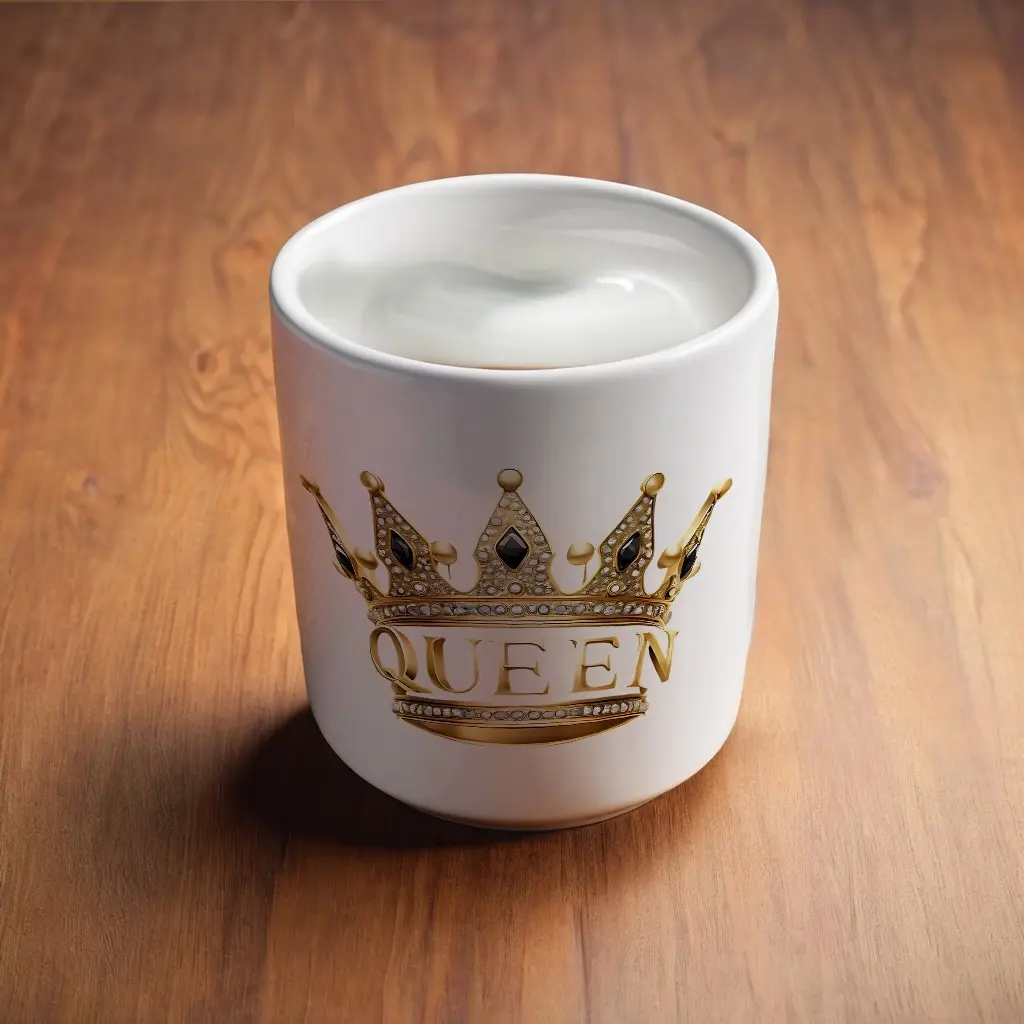 Magic Color-Changing Cup, Mom's Special Heart Mug, Gold Queen Crown Design, Thermosensitive Ceramic, 330ML, Mother's Day & Birthday Gift