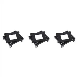 3X Black Plastic CPU Fan Mounting Bracket Base for Socket 478
