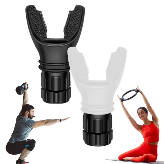 Adjustable Breathing Trainer & Lung Exerciser for Core Fitness - Compact Silicone Breathwork Tool for Men & Women, Boosts Respiratory Endurance