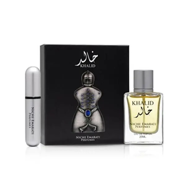 Lattafa Niche Emarati Khalid Unisex EDP Spray, 20ml Distinctive Daily Fragrance