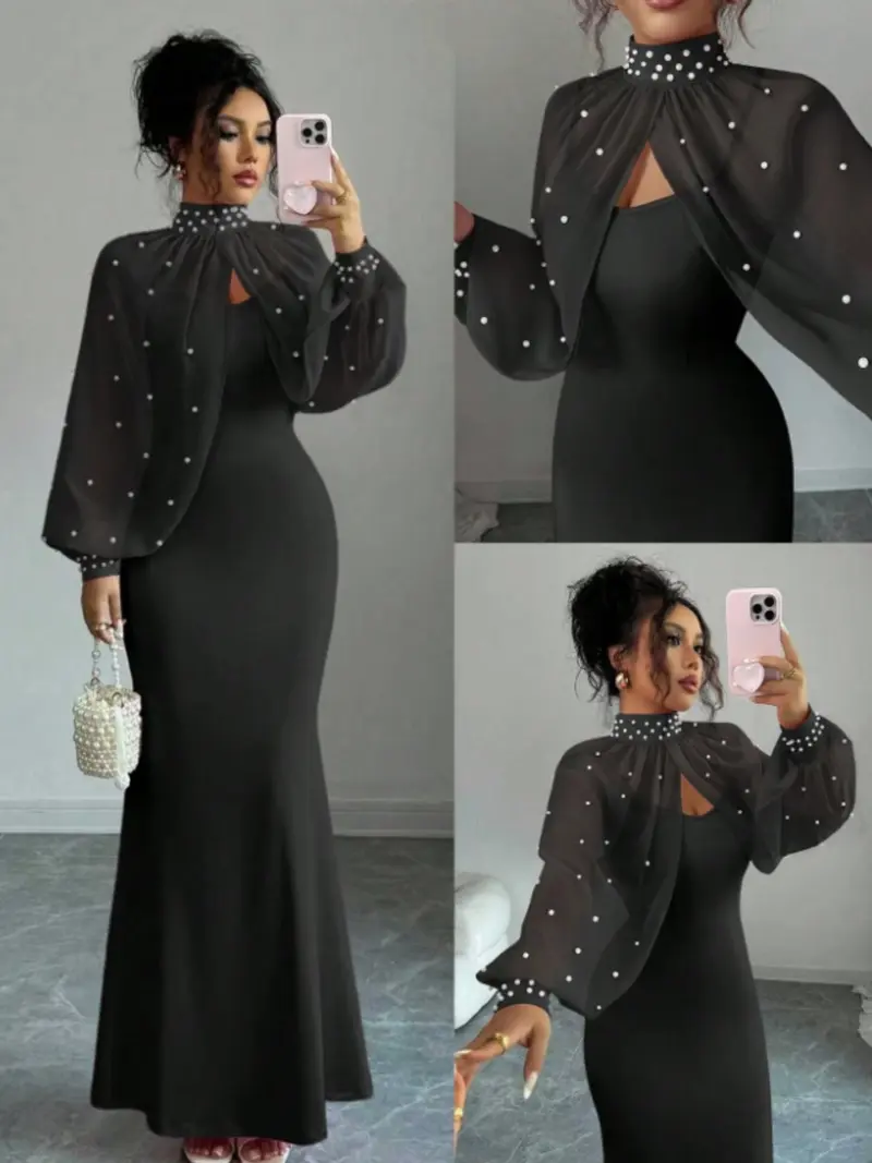 Long sleeve black dress amazon date night - TikTok Shop