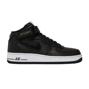 Stussy x Nike Air Force 1 Mid 'Black Snakeskin'