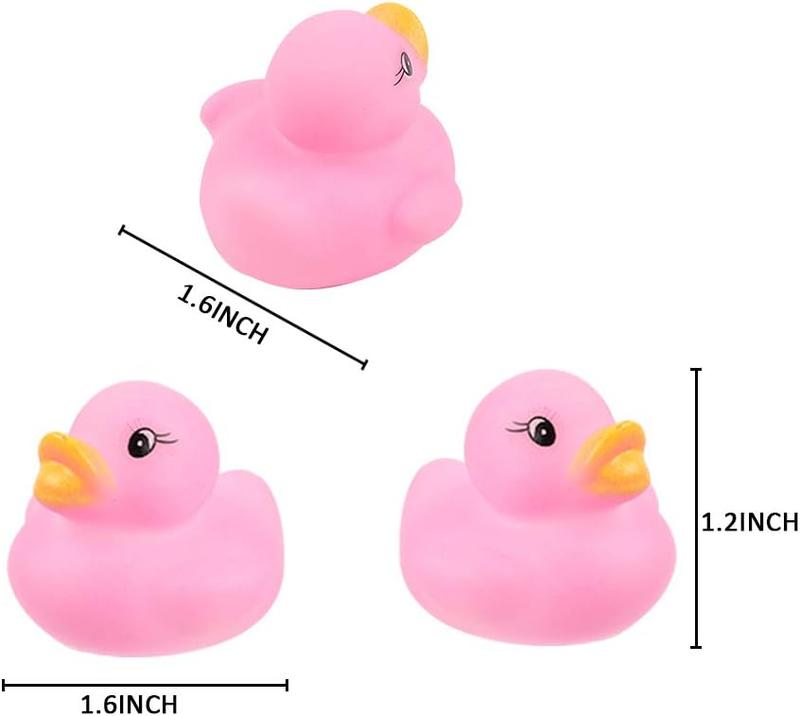 50 Pack Mini Rubber Ducks – Colorful Floating Bath Toys for Kids, Baby Shower, Pool Party, Birthday & Christmas Gifts