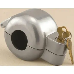 Gray Diecast Lock-Out Device – Prevents Door Knob Turning & Keyhole Access – Keyed Alike Security for Rentals & Job Sites – Reusable Single Pack – Durable for Home & Commercial Use