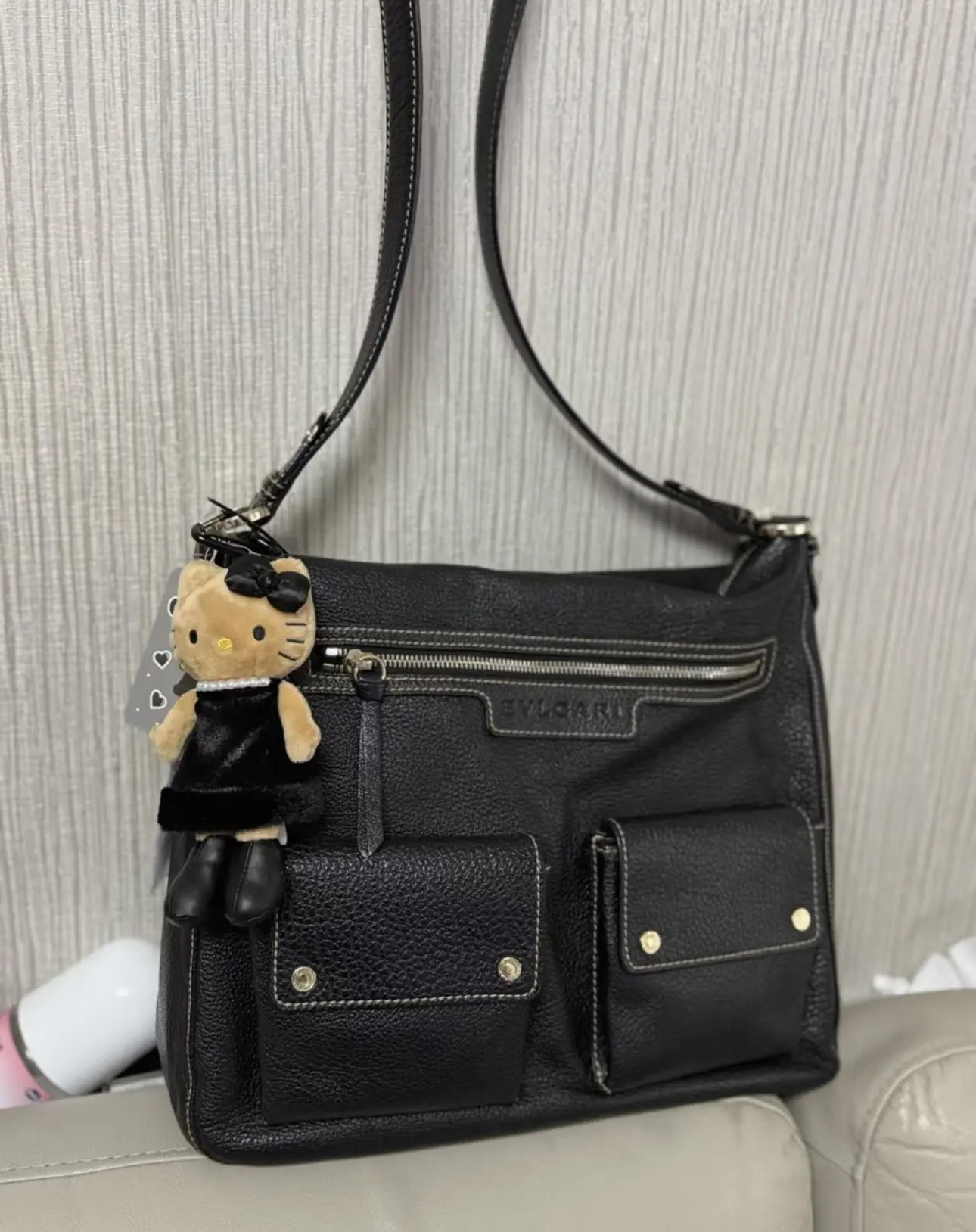 Pre-owned Bvlgari leather Crossbody Bags Bulgari cross body bag
