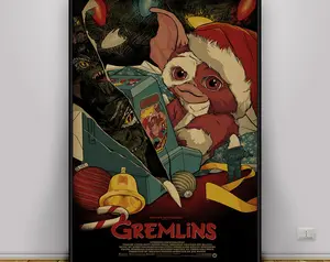Gremlins Poster , Wall Art , Wall Prints , Home Decor , Kraft Paper Print , Gift Poster , Movie Poster 45785 265