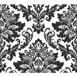 NextWall Damask Peel and Stick Wallpaper Roll
