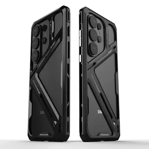 for Samsung Galaxy S26 S25 S24 S23 S21 Ultra  Case Drop Protection Phone Case Ultra-Durable Phone Case - Lanyard Equipped, Shockproof, and Scratch-Resistant Aluminum Alloy Protective Frame Case - Durable, Lightweight, Sleek Design