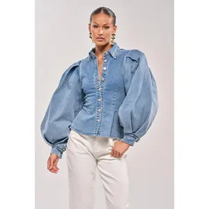 JULIANA DENIM BLOUSE