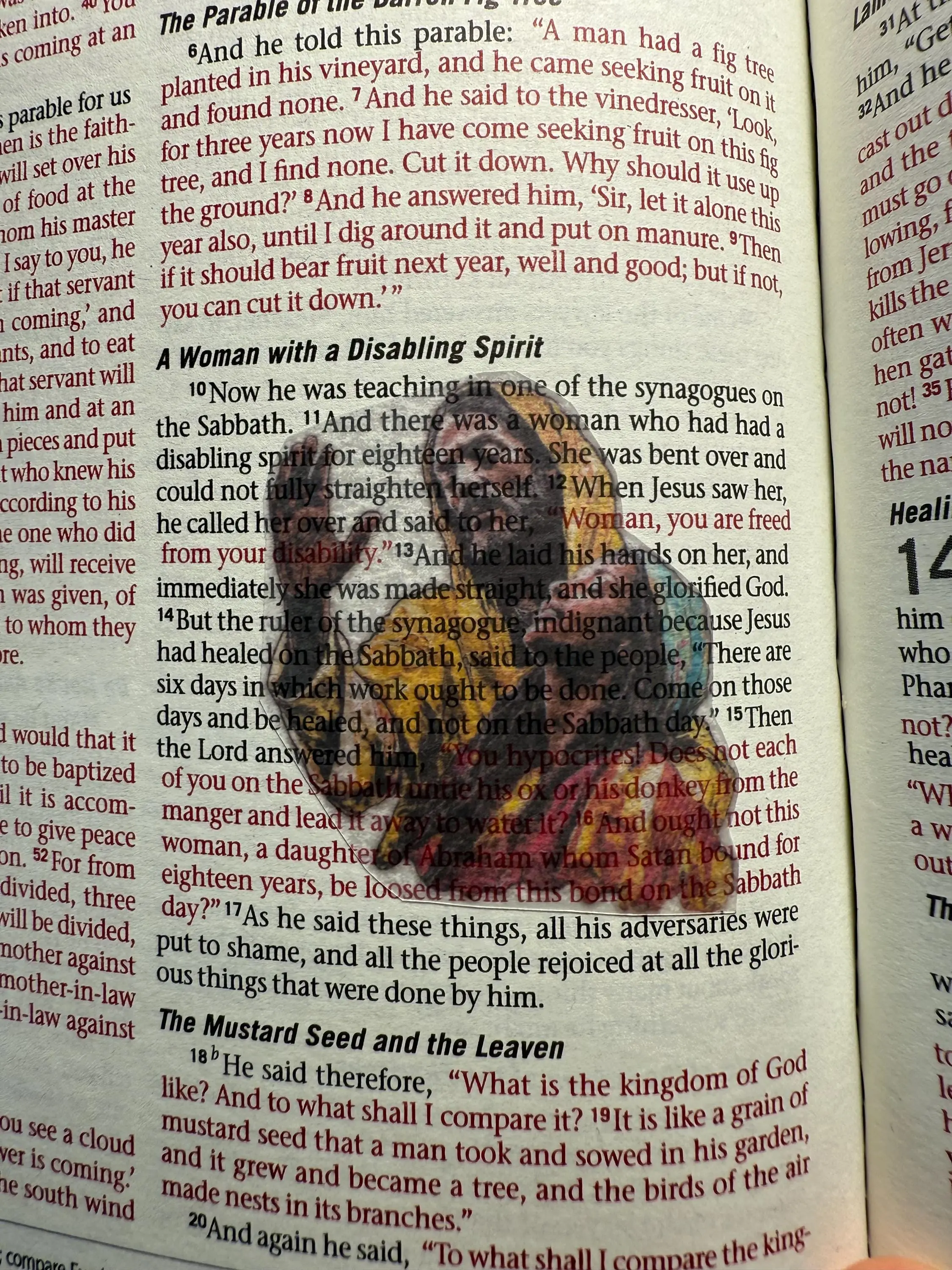 Jesus Christ Parables and Miracles - Clear Scripture Stickers