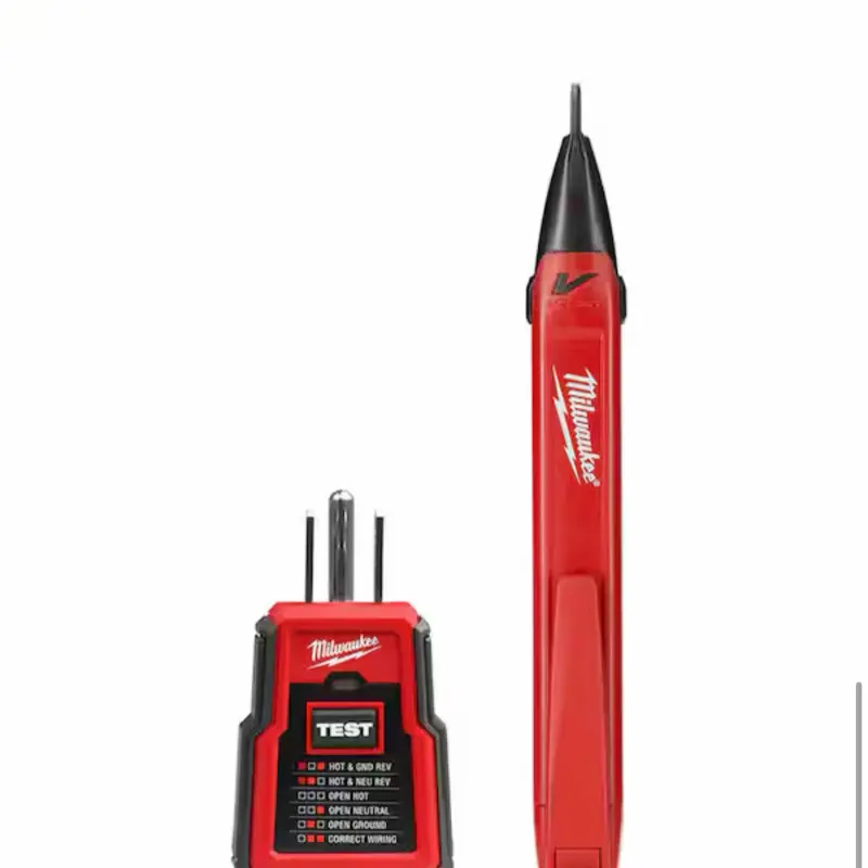 Milwaukee Non-Contact Voltage and GFCI Receptacle Premium Test Kit